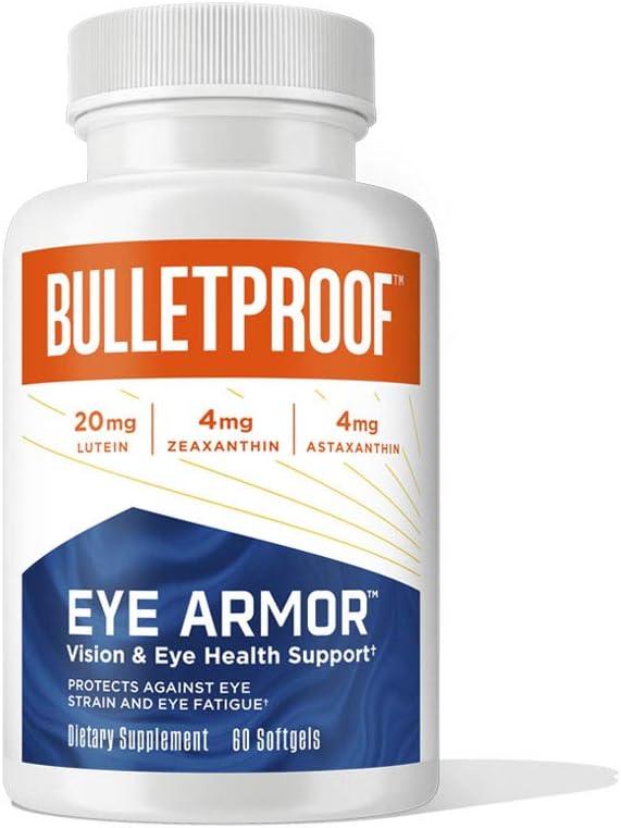 Product image of Bulletproof Eye Armor Supplement Softgels, 60 Count, Supplement for Eye Health and Blue Light Protection