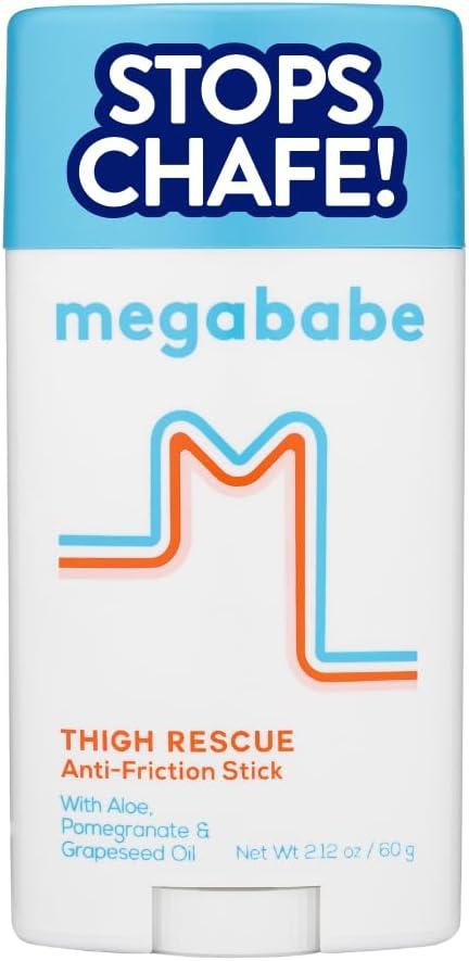 Product image of Megababe Thigh Rescue Anti-Chafe Stick | Prevents Skin Chafe & Irritation | Thighs, arms, Bra-Lines & More