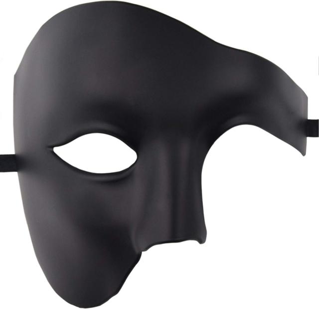 Product image of KEFAN Mens Mask Masquerade Mask Phantom of The Opera Half Face Mask