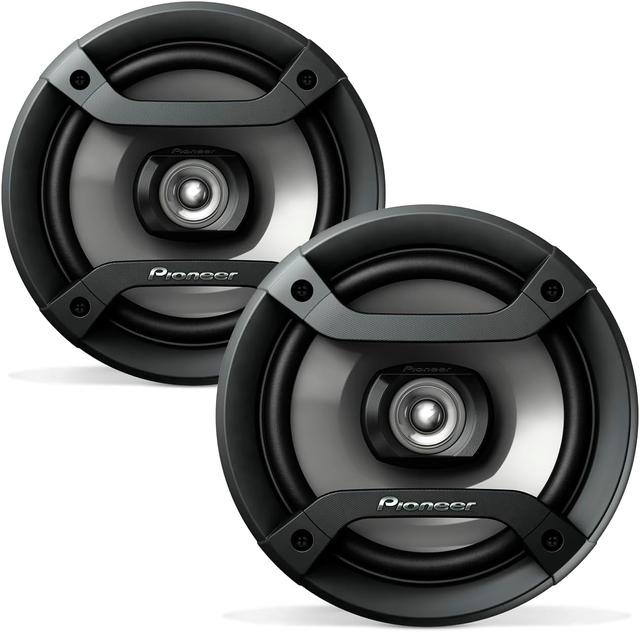 Product image of Pioneer F-Series TS-F1634R 6.5” Round Coaxial 2-Way Car Speakers (Pair) – 200W, Black