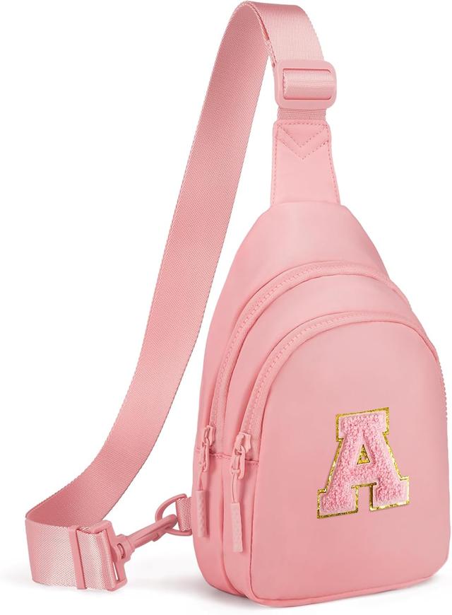 Product image of Small Initial Sling Bag for Girls & Women - Cute Crossbody Fanny Pack Gift