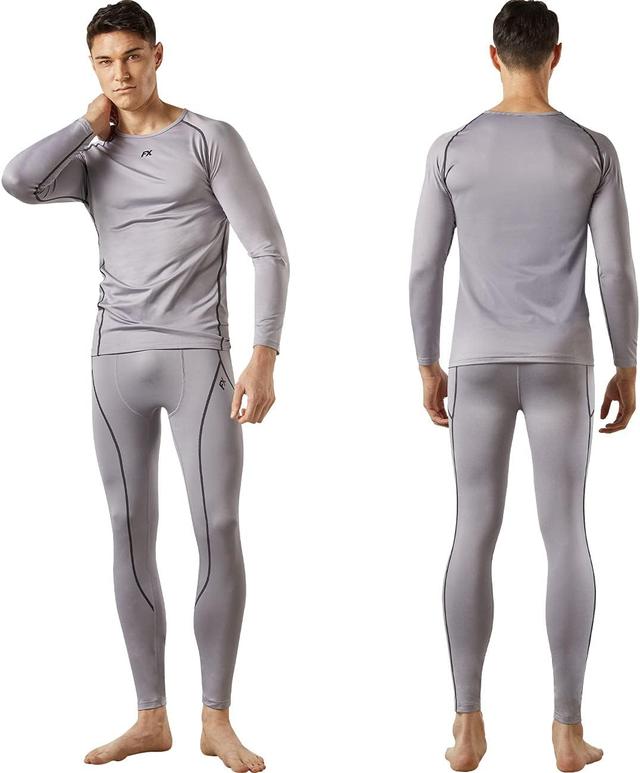 Product image of MAXHEAT Mens Thermal Underwear Long Johns Set with Fleece Lined