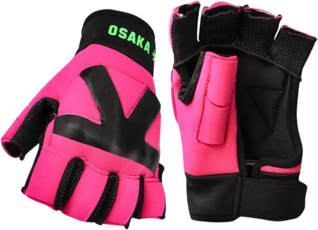 Product image of Osaka Field Hockey Glove Armadillo 4.0, Left Handed, Enhanced Grip, Protection - Pink