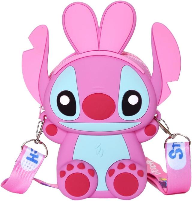 Product image of Stitch Crossbody Bag with Adjustable Shoulder Strap, Handbag with Zipper Cute Mini Anime Stitch Coin Wallet Purse