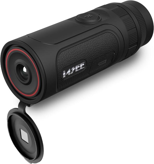 Product image of E10-256 Thermal Monocular, 10mm Focal Lens, 256×192(50Hz) 12μm Handheld Night Vision Infrared Scope with 6-Hour Battery Life, 20W Quick Charging, Thermal Imaging Monocular for Hunting, Outdoor