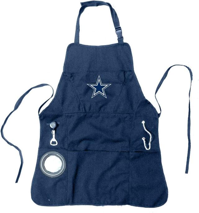 Product image of Team Sports America NFL Ultimate Grilling Apron with Bottle Opener and Insulated Beverage Holder, Adjustable Straps Men Women