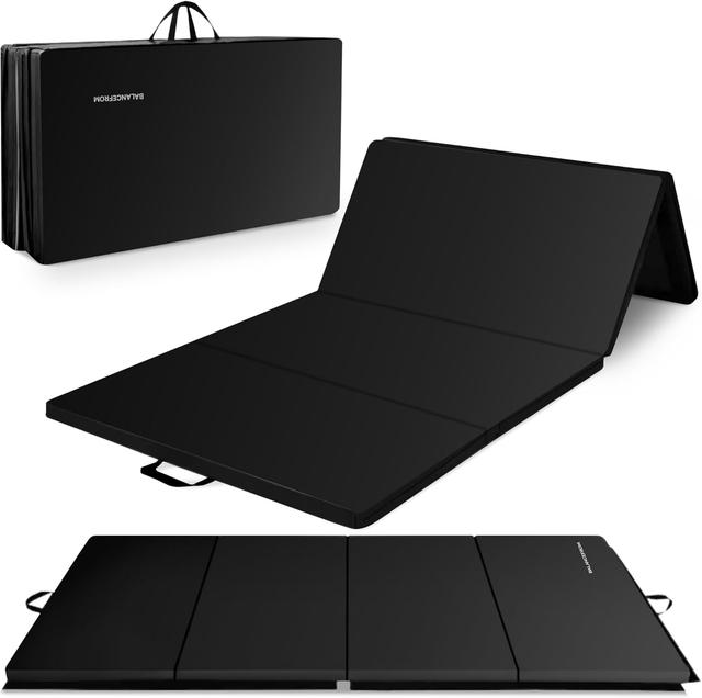 Product image of BalanceFrom Folding Gymnastics Mat, Home Gym Floor Tumbling Equipment, 4' x 10' x 2"