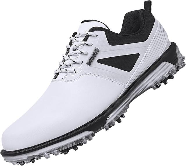 Product image of ULTIANT Men's Golf Shoes Fixed Nailless Sole Waterproof Lightweight No-Slip Walking Shoes Size7.5-13