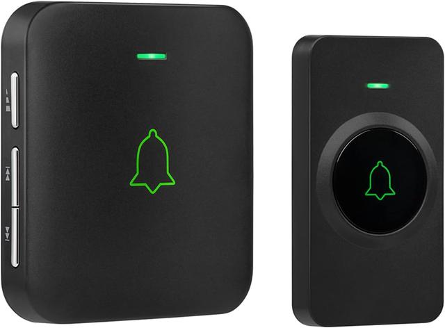 Product image of AVANTEK Wireless Door Bell, Mini CB-11 Waterproof Doorbell Chime Operating at 1000 Feet with 52 Melodies, 5 Volume Levels & LED Flash