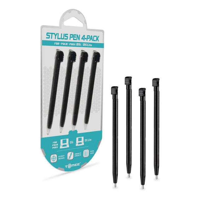 Product image of Tomee Stylus Pen Set for Nintendo DSi/Nintendo DS Lite (Black) (4-Pack)