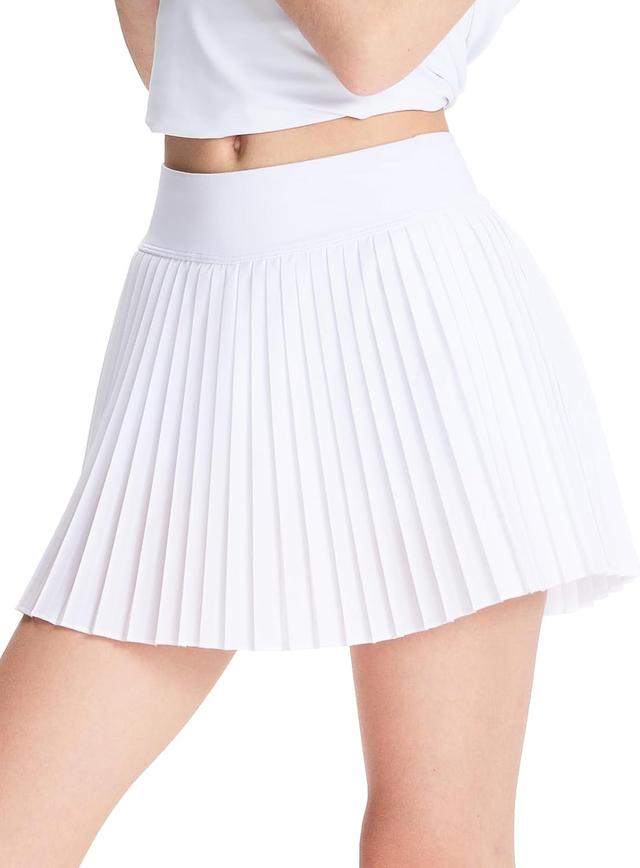Product image of DEVOROPA Girls Pleated Tennis Skirt with Liner Shorts Youth Athletic Golf School Cheer Skirts Kids Teen Skorts Pockets