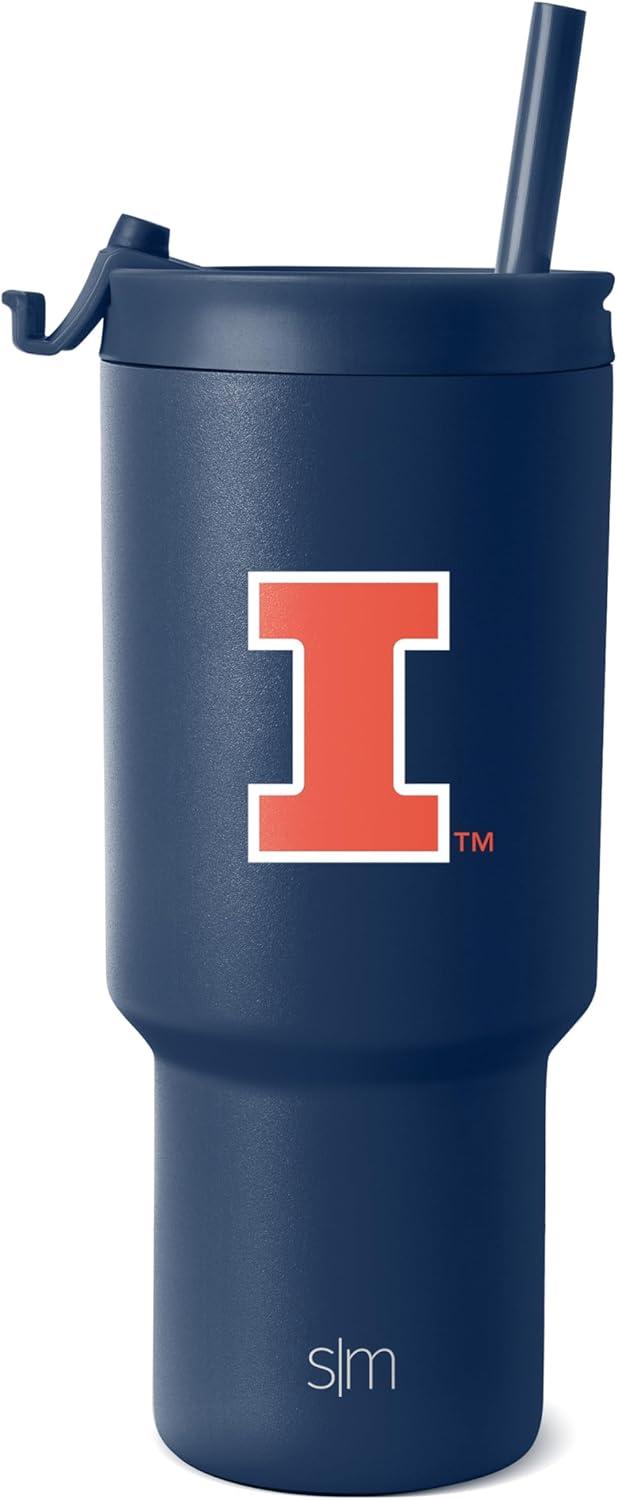 Product image of Simple Modern Officially Licensed 30oz Tumbler with Flip Lid and Straws | Insulated Cup Stainless Steel | Gifts for Men | Trek Collection
