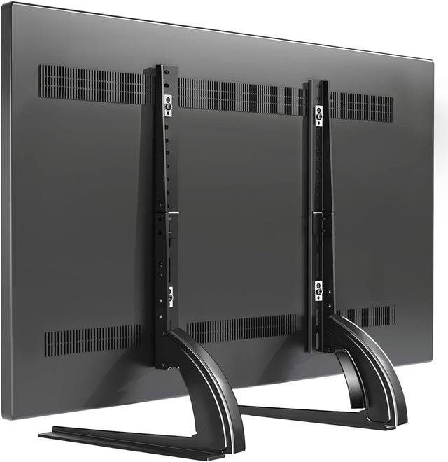 Product image of TAVR Universal Table Top TV Stand Mount for 27 30 32 37 40 43 47 50 55 60 65 Inch LCD LED Flat/Curved Screen TVs, Height Adjustable TV Legs, Strong TV Base Holds up to 88 lbs, Max VESA 800x500mm