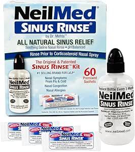 Product image of NeilMed Sinus Rinse - A Complete Sinus Nasal Rinse Kit, 50 count (Pack of 1) Count may vary