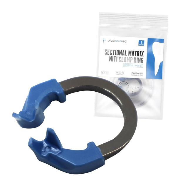 Product image of Dental Matrix Bands Ring Refill – Sectional Matrix Clamp with Nickel-Titanium Spring Strength, Ideal for Molars (Universal)