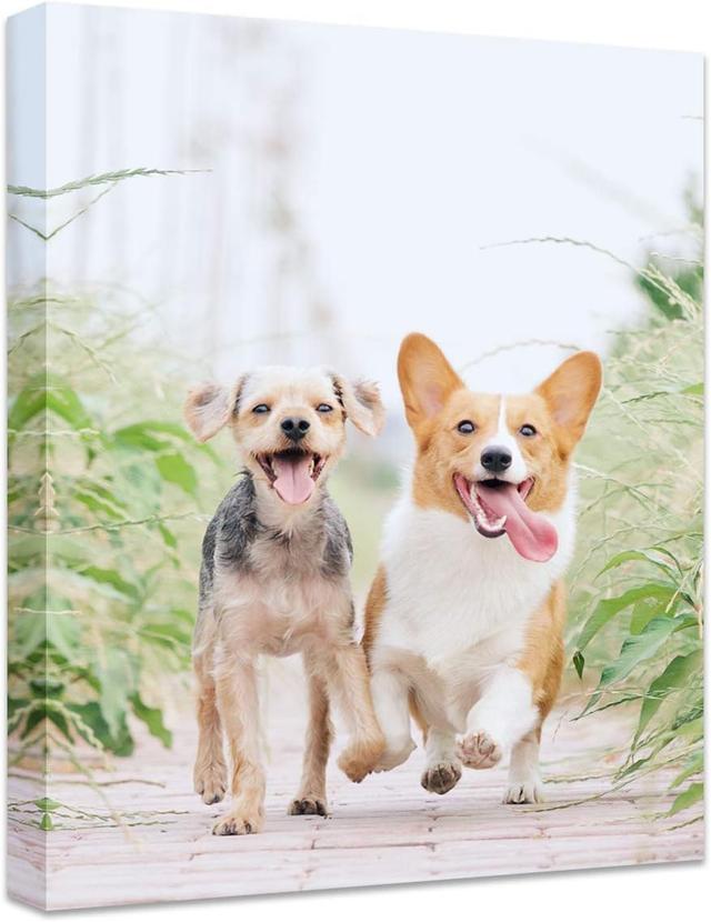 Product image of Personalized Photo to Canvas Print - Canvas Prints With Your Photos on Custom Wall Art for Bedroom, Living Room, Wedding Baby Pet Family Picture Framed Wall Art (6" W x 8" H)
