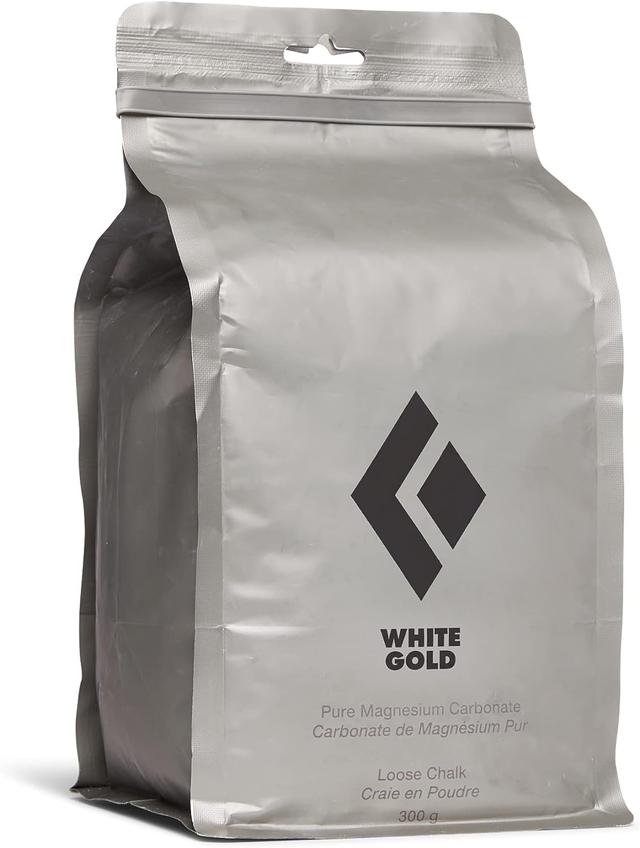 Product image of BLACK DIAMOND White Gold Loose Chalk for Rock Climbing, Bouldering, Weightlifting, Gymnastics, 300g