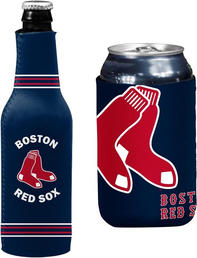 Product image of MLB Baseball Can & Bottle Holder Insulator Beverage Cooler
