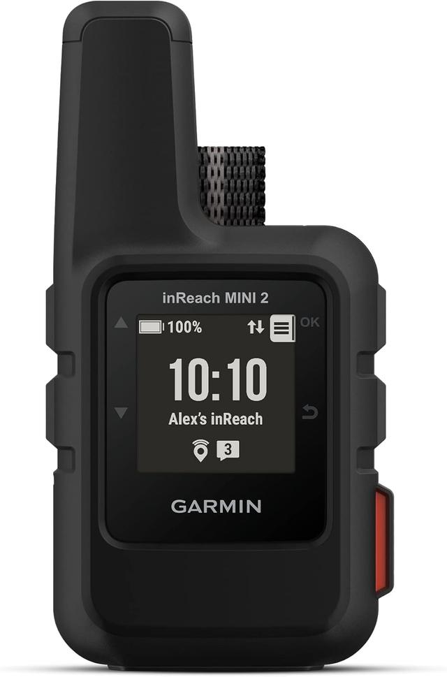 Product image of Garmin inReach Mini 2, Lightweight and Compact Satellite Communicator, Hiking Handheld, Black