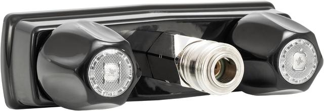 Product image of RV Exterior Faucet Hot/Cold | High Pressure Sprayer | Metal | Optional Flex Spout | RV Exterior Shower Faucet | RV Exterior Sprayer Faucet (No Flex Spout, Black)