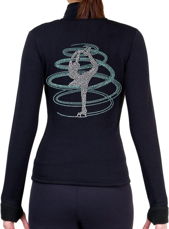 Product image of Figure Skating Polartec Polar Fleece Jacket with Rhinestones JR254MIX - Adult Sizes