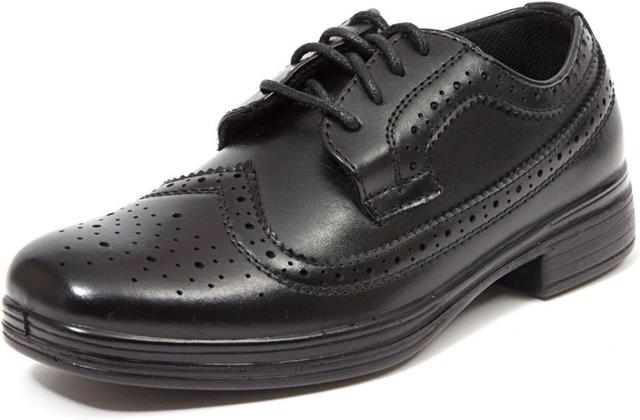 Product image of Deer Stags Boy's Ace Formal Dress Shoes Wingtip Brogue Oxford for Church, School Uniform, Graduation/Luggage