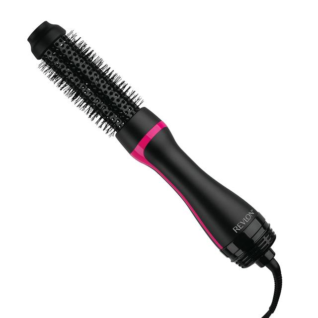 Product image of REVLON One-Step Hair Dryer and Styler - Root Booster Round Brush for Styling, Dryer Brush for Fast and Easy Salon-Quality Blowout, More Shine and Less Frizz (1-1/2 in)