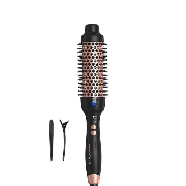Product image of Wavytalk Updated Version Thermal Brush for Blowout Look, Blowout Express 1.5 Inch Ionic Thermal Round Brush Makes Hair Smoother Get Natural Curls, Dual Voltage, Easy to Use