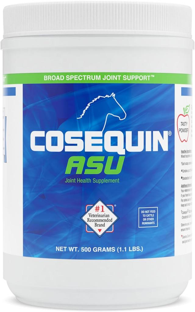 Product image of Nutramax Cosequin ASU Joint Health Supplement for Horses - Powder with Glucosamine, Chondroitin, ASU, and MSM, 500 Grams