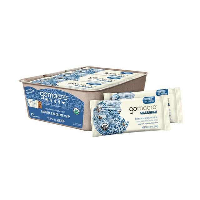 Product image of Gomacro, Nutrition Bar Oatmeal Chocolate Chip Organic 12 Count, 2.3 Ounce