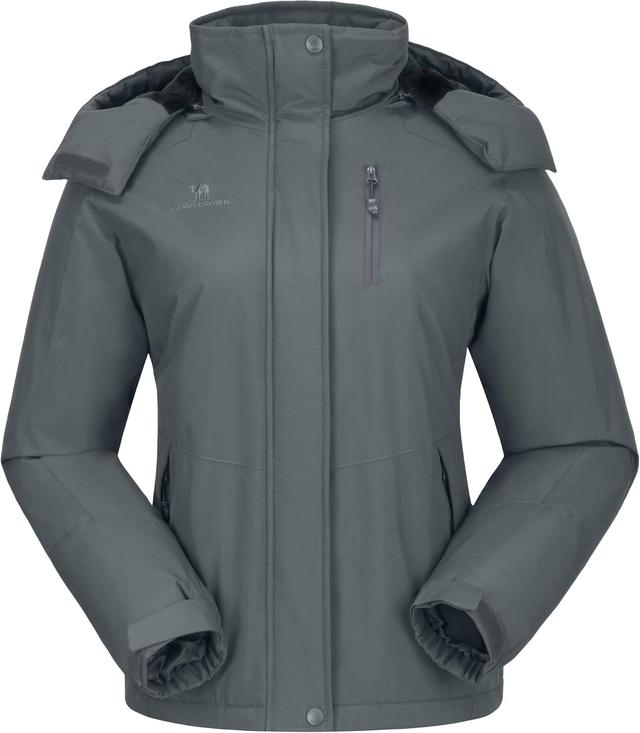 Product image of CAMELSPORTS Women's Waterproof Snow Ski Jakcet Fleece Warm Winter Coat Hooded Windproof Insulated Snowboarding Jacket