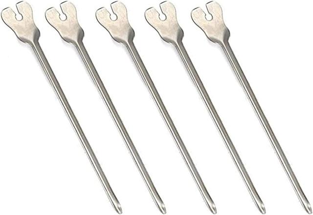 Product image of OdontoMed2011 5 Pieces Grooved Director & Tongue Tie - Plain Point-5 1/2" (14.0 Cm) ODM