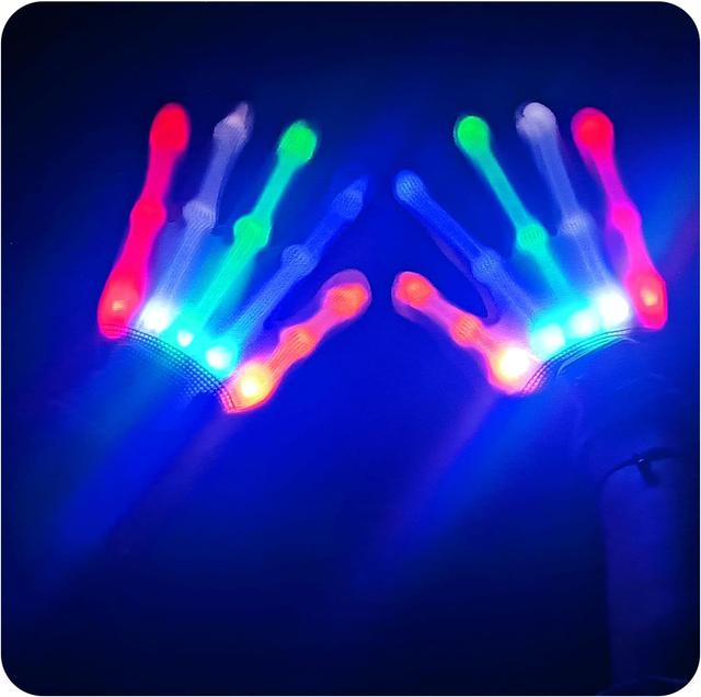 Product image of LED Gloves Boys Cool Toys Age 8-12 Year Old, 6 Modes Flashing Light Fun Toys for Kids, Parties & Gifts for 8 9 10 11 12 Year Old Girls Boys Birthdays Christmas Stocking Stuffers