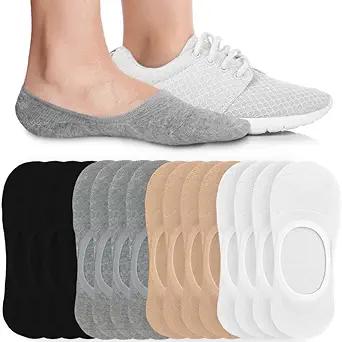 Product image of Eedor No Show Socks Womens Invisible Liner, Non Slip & Low Cut, Casual & Formal Wear, Soft & Stretchable