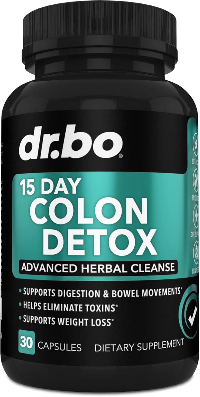 Product image of Colon Cleanser Detox for Weight Flush - 15 Day Intestinal Cleanse Pills & Probiotic - Fast Natural Laxative for Constipation Relief - Bowel Movement Supplements for Stomach Bloating, Gut Loss Support