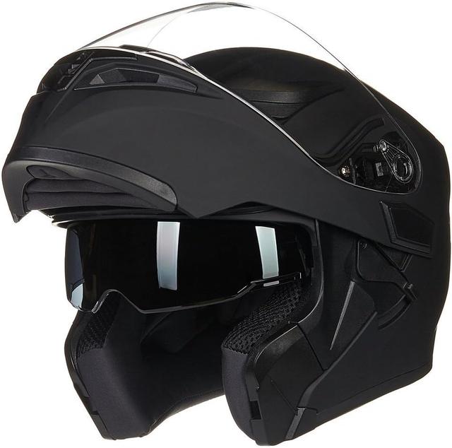 Product image of ILM Motorcycle Dual Visor Flip up Modular Full Face Helmet DOT 6 Colors Model 902