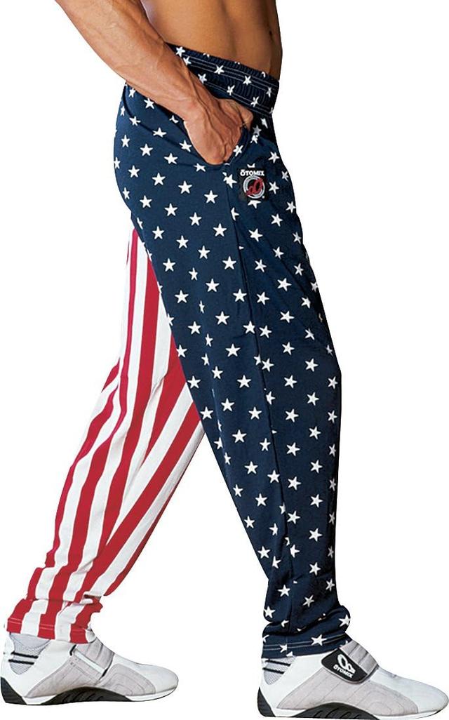 Product image of Otomix Men's American Flag USA Baggy Muscle Workout Pants