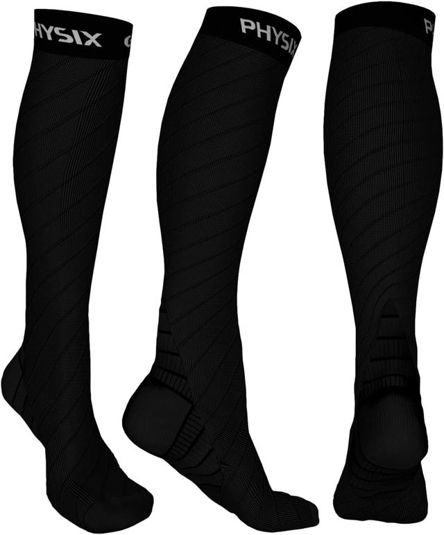 Product image of Physix Gear Compression Socks 20-30 mmHg - Men & Women - Running, Nurses, Shin Splints, Flight, Travel