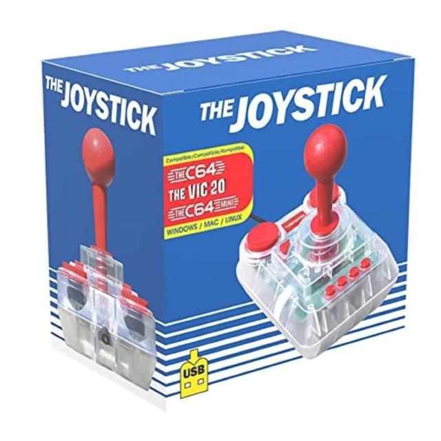 Product image of The C64 Micro Switch Joystick - Clear (Electronic Games)