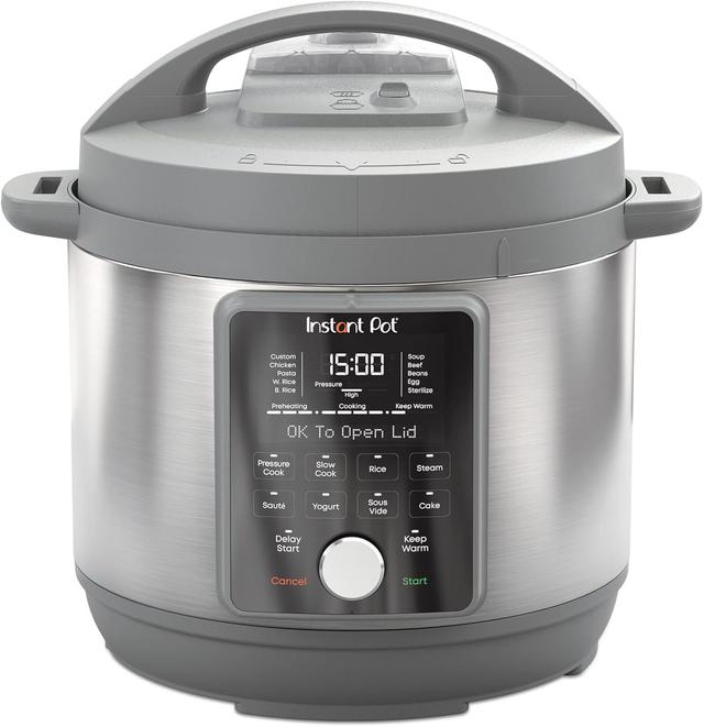 Product image of Instant Pot Duo Plus, 6-Quart Whisper Quiet 9-in-1 Electric Pressure Cooker, Slow Rice Steamer, Sauté, Yogurt Maker, Warmer & Sterilizer, Free App with 800+ Recipes, Stainless Steel