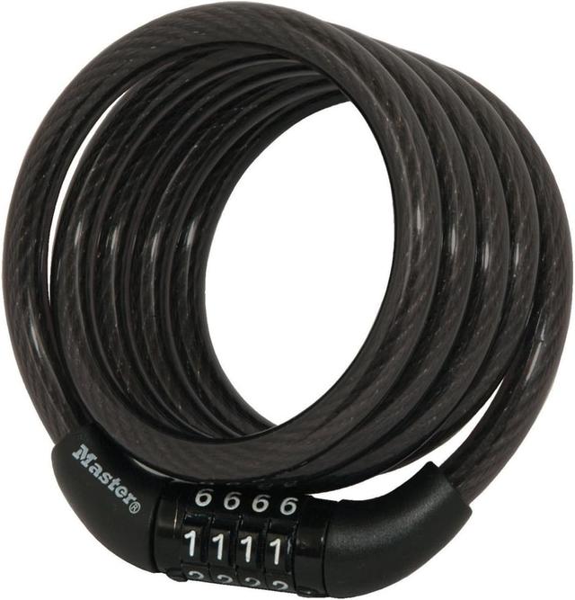 Product image of Master Lock Bike Lock Cable with Combination Black, 8143D