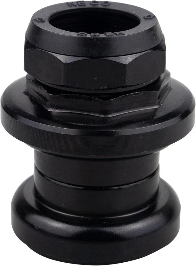 Product image of Neco Bicycle Headset Steel Bike Threaded Front Fork Bowl Set, Black