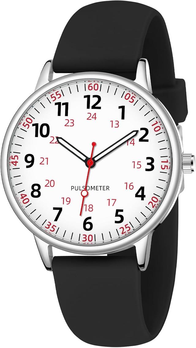Product image of Nurse Watch for Women Waterproof Analog Silicone Watch with Second Hand Nursing Watch