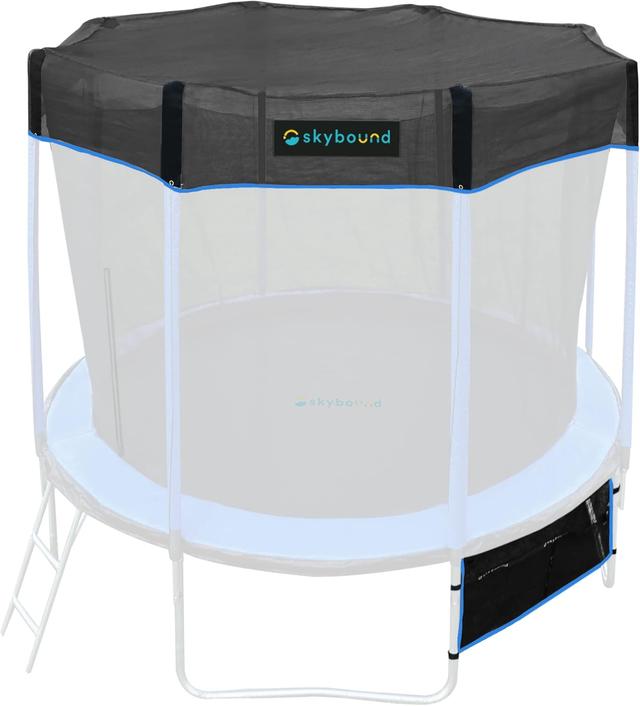 Product image of SkyBound Recreational Trampoline Cover - Round Outdoor Trampoline - Heavy Duty Sun Shade Covers for Straight-Pole Round Trampolines - Only Includes Top Cover and Shoe Bag