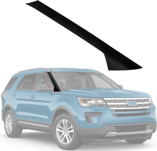 Product image of CARMOCAR A-Pillar Front Molding Windshield Outer Trim Right (Passenger Side) Replacement for Ford Explorer 4 Door Utility 2011-2019 Replaces BB5Z-7803145-AA BB5Z-7803137-AB 1 Pack