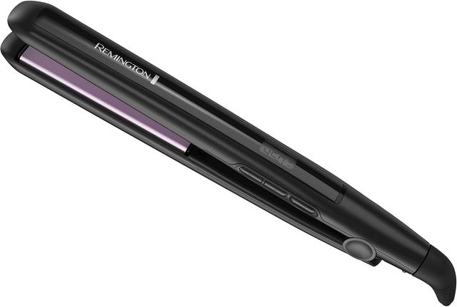 Product image of Remington 1" Flat Iron, Hair Straightener with Anti-Static Technology, Rapid 30-Second Heat-Up, 60-Minute Auto Shut-Off, 30% Longer Ceramic Floating Plates, and Titanium-Ceramic Coating