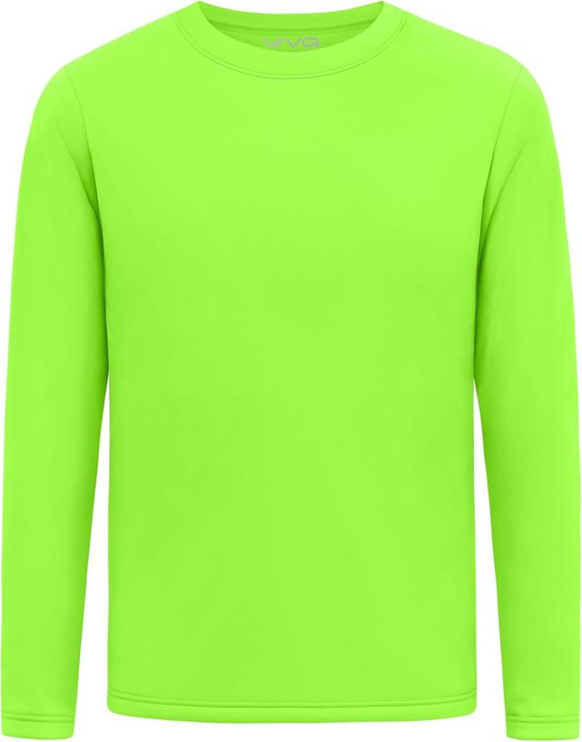 Product image of Youth Neon Shirts Dry Fit Long Sleeve Athletic T-Shirts Boys Girls UPF 50+ Quick Dry Neon Shirt for Kids 2T to Youth