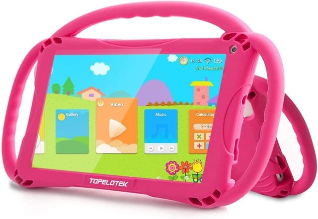 Product image of TOPELOTEK Kids Tablet 7 inch Toddler Tablet for Kids 3-7 WiFi Android 32GB Kids Tablets Kids Learning Educational APP Pre-Installed YouTube Netflix Parental Control Kid-Proof Case