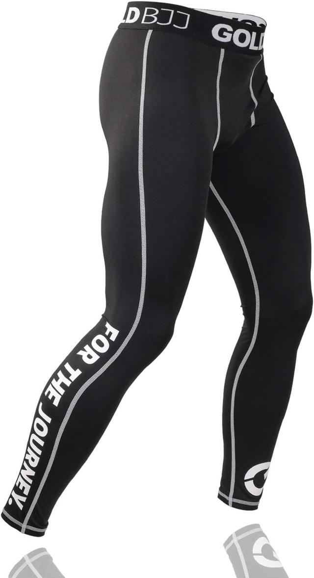 Product image of Gold BJJ Jiu Jitsu Spats - Base Layer for Gi and No-Gi Grappling - Martial Arts Pants
