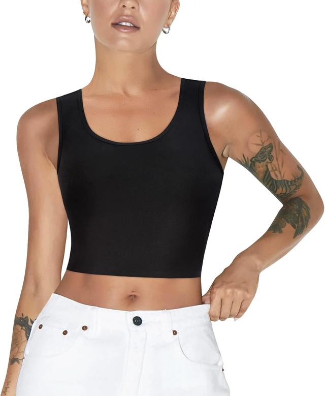Product image of LODAY Women Transgender Tomboy FTM Elastic Chest Binder Bra Pullover Tank Top